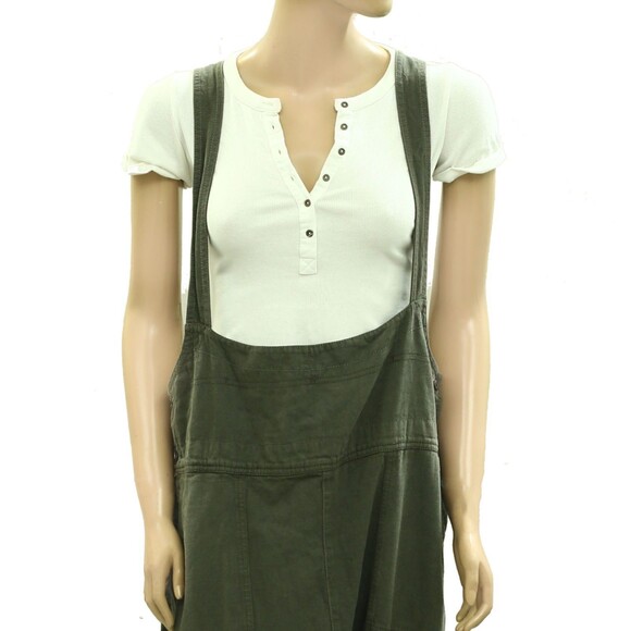 Free People We The Free Felix Tapered Overalls Jumpsuit Pinafore M NWT 283125 - Picture 5 of 11